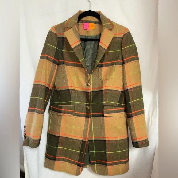 Antrhropologie Vilagallo Multicolor Plaid - Picture 2 of 16